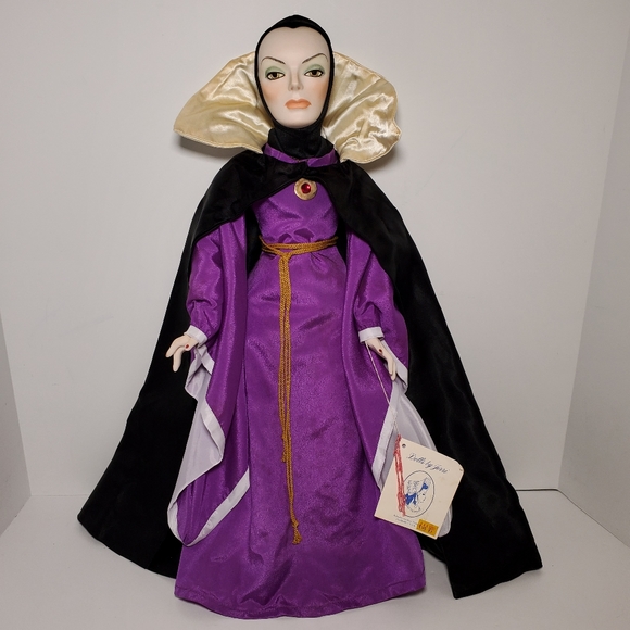 Dolls by Jerri 1983 Disney Snow White, Prince, Evil Queen 20" Porcelain Doll Lot - Picture 5 of 12